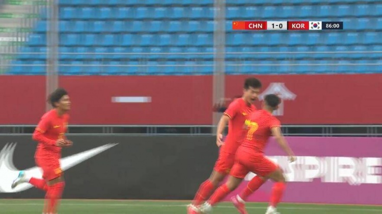 U22國足1-0韓國全場數(shù)據(jù)：控球率49%落后韓國，10射7正領(lǐng)先對手