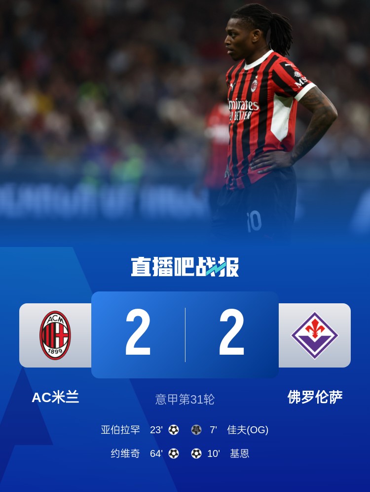 孔塞桑上任后米蘭有13場比賽先丟球落后，最終戰(zhàn)績?yōu)?勝1平6負(fù)
